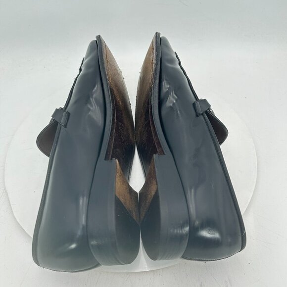 Salvatore Ferragamo Men Size 9.5 D Black Leather Horsebit Loafer Dress Shoes - Picture 6 of 11